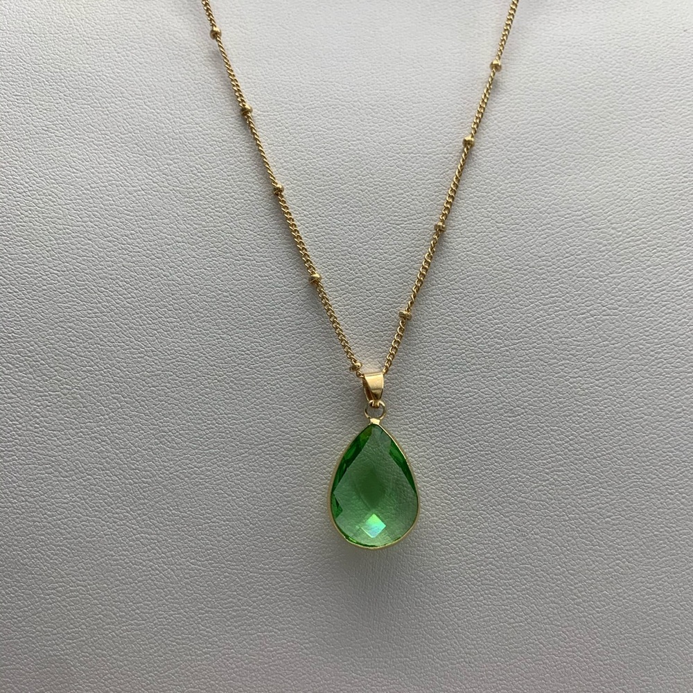 Peridot August Birthstone Necklace